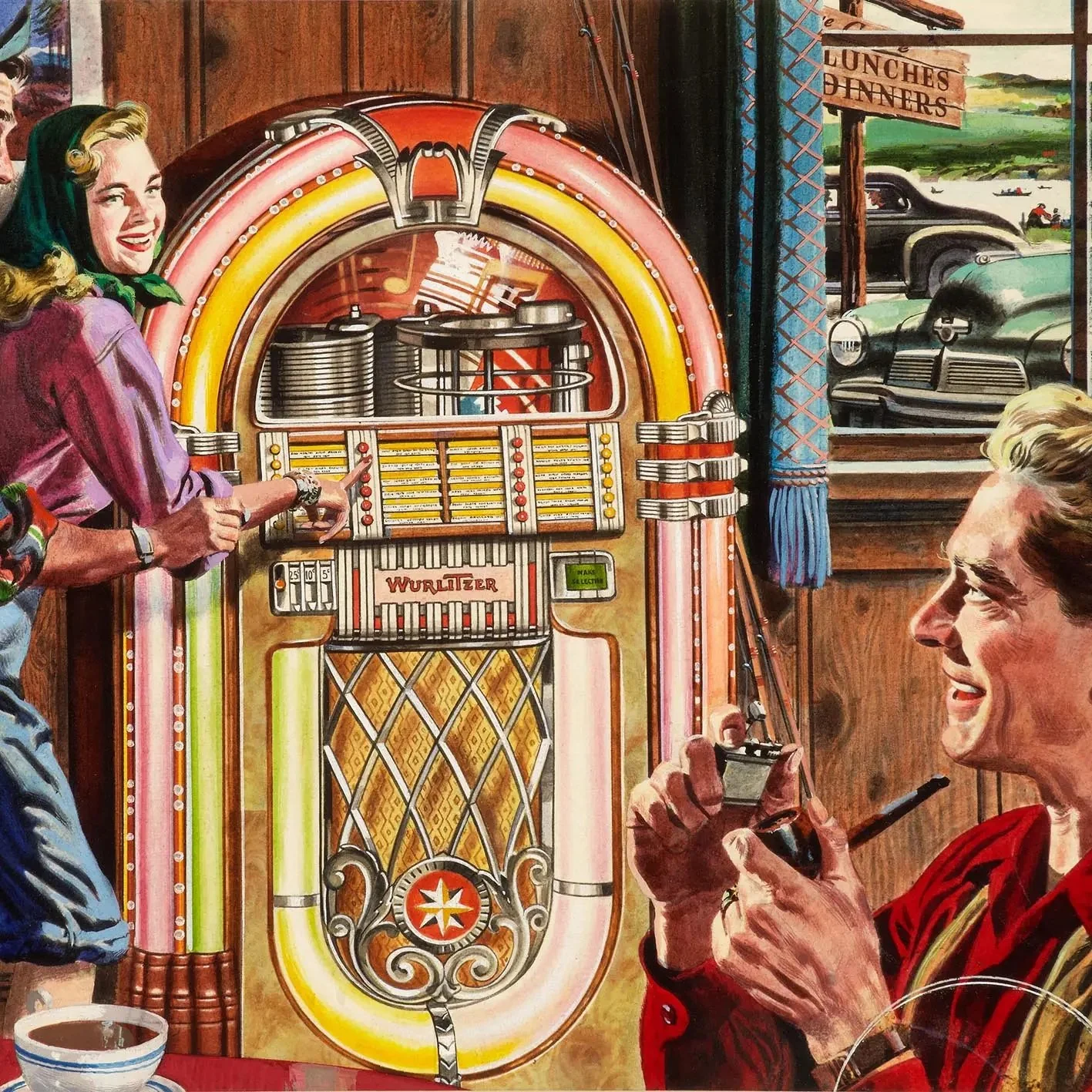 1946 Wurlitzer Model 1015 Vinyl Jukebox - Image 11