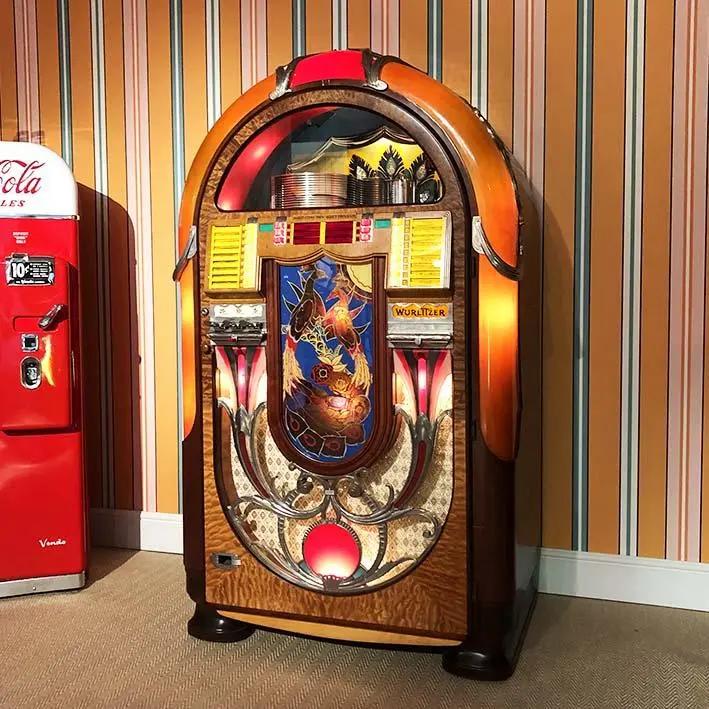 Original 1941 Wurlitzer 850 Peacock Vinyl Jukebox - Image 5