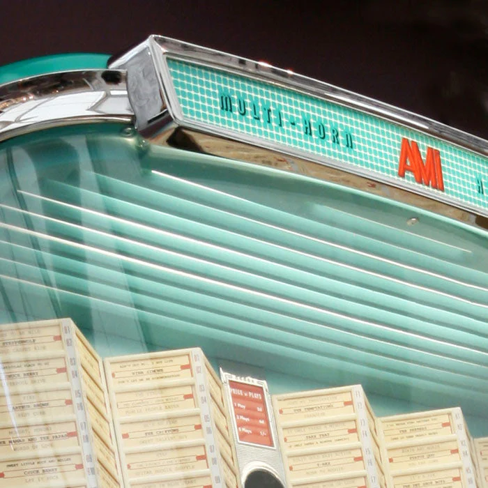 1958 AMI I 200 Vinyl Jukebox Selector Wheel Version with Spearmint Trim - Image 10