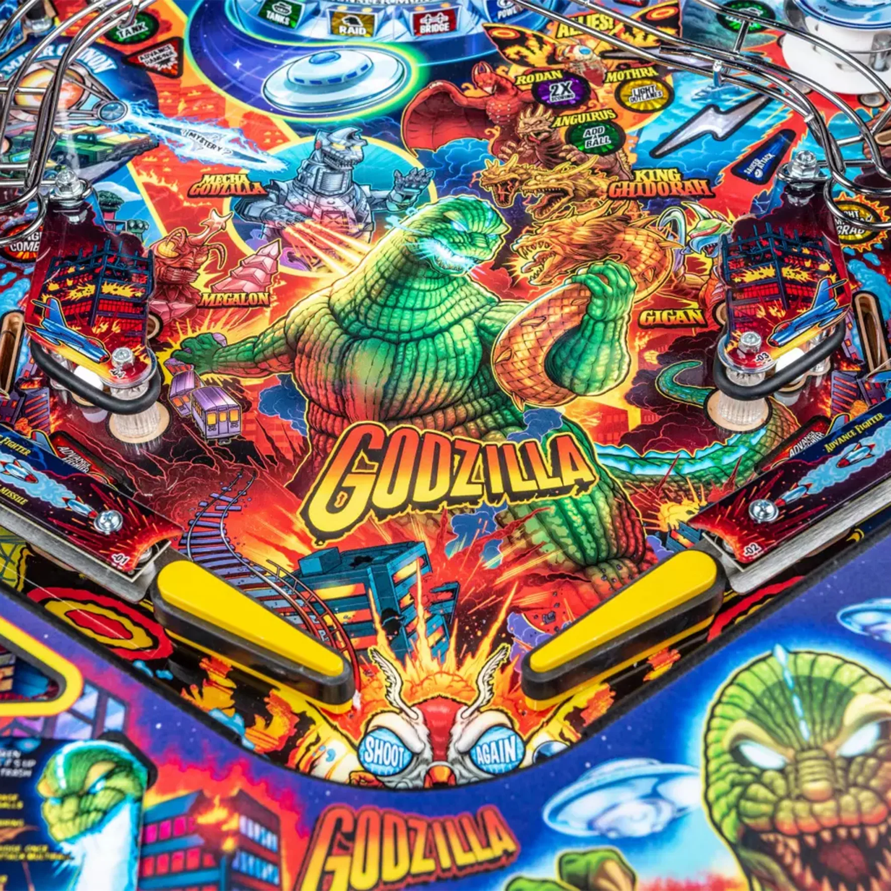 2021 Godzilla Premium Pinball Machine by Stern - Image 14