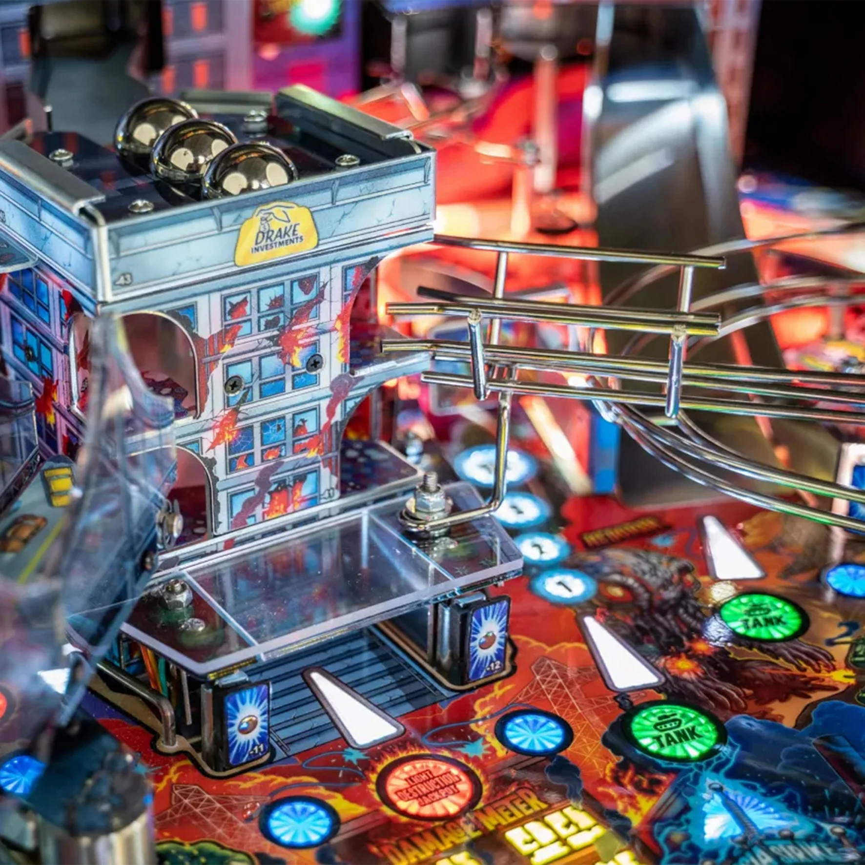 2021 Godzilla Premium Pinball Machine by Stern - Image 8