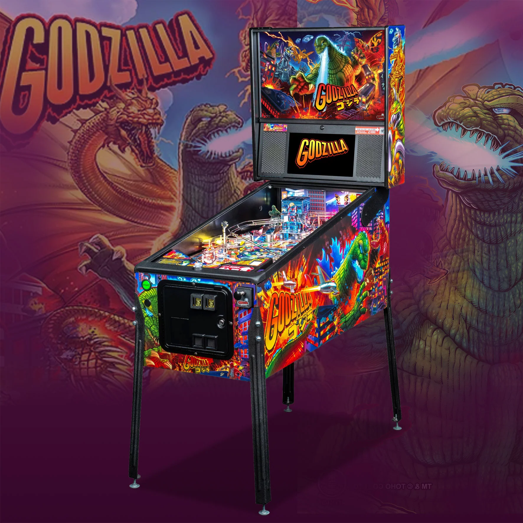 2021 Godzilla Pro Pinball Machine by Stern - Image 4