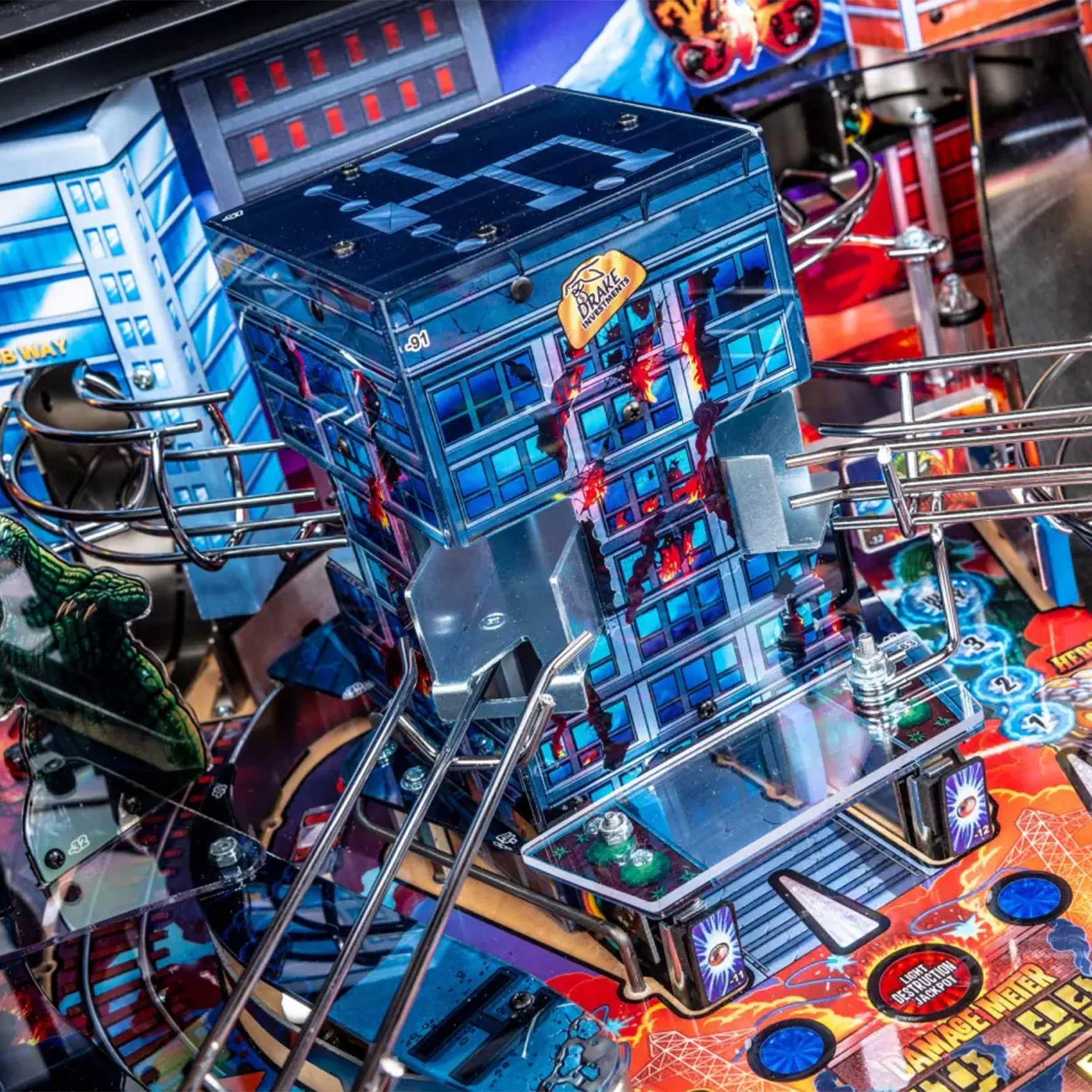 2021 Godzilla Pro Pinball Machine by Stern - Image 9