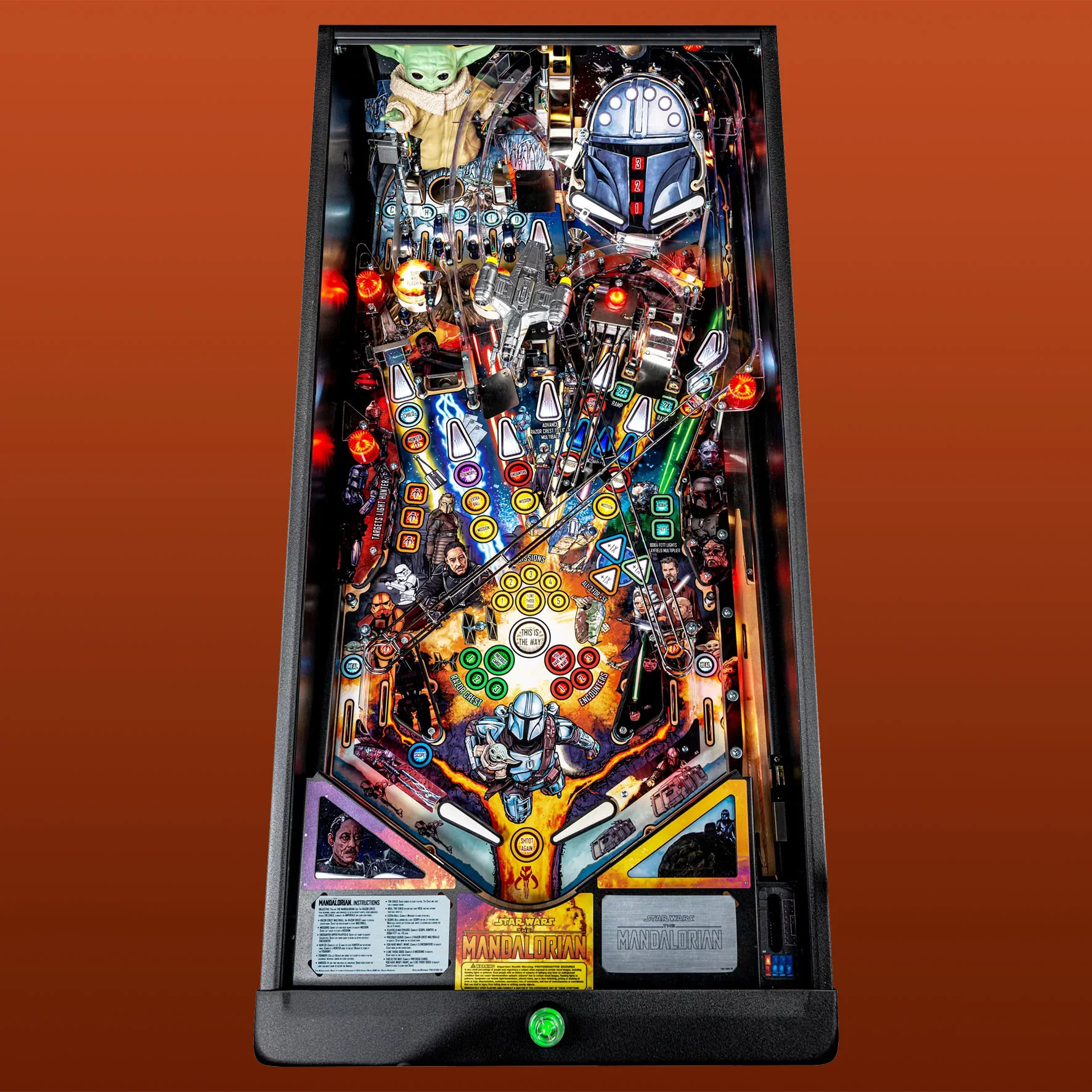 2021 Mandalorian Premium Pinball Machine by Stern - Image 14