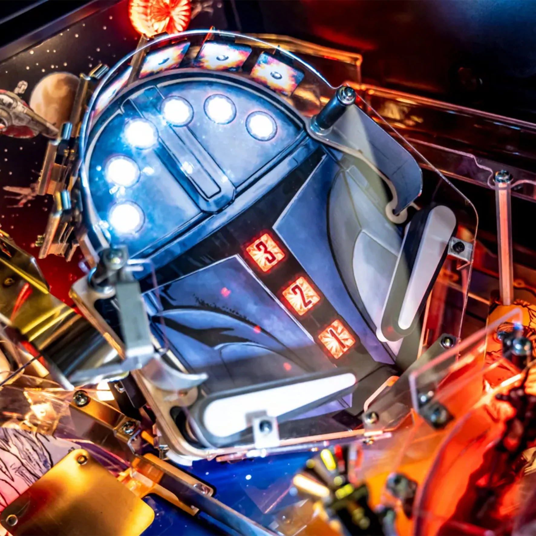 2021 Mandalorian Premium Pinball Machine by Stern - Image 5