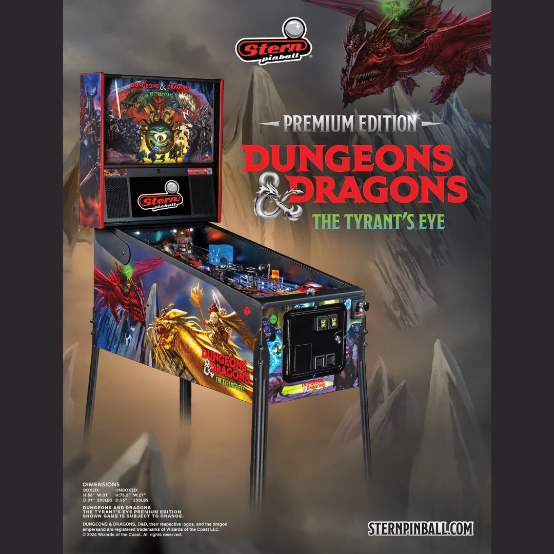 2025 Dungeons & Dragons: The Tyrant's Eye Premium Edition Pinball by Stern - Image 5