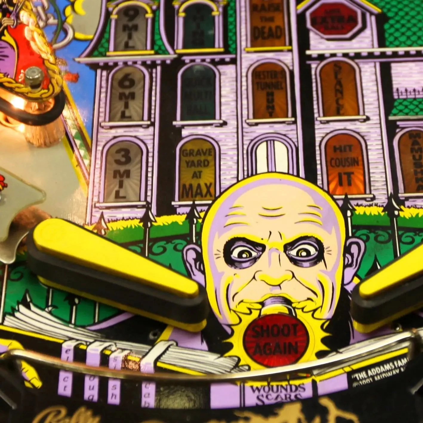 1994 The Addams Family Gold Pinball Machine by Bally - Image 7
