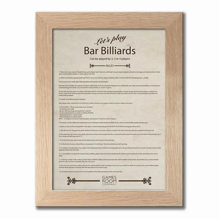 Bar Billiards Rules - Image 3