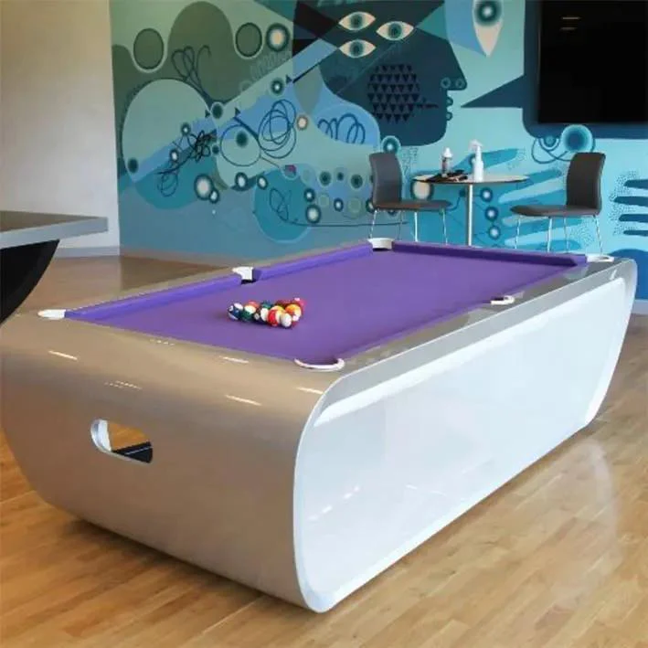 Blacklight 8ft Pool Table by Toulet - Image 13