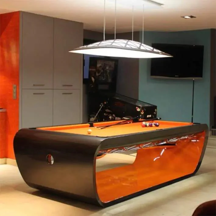 Blacklight 8ft Pool Table by Toulet - Image 14