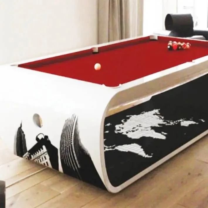 Blacklight 8ft Pool Table by Toulet - Image 5