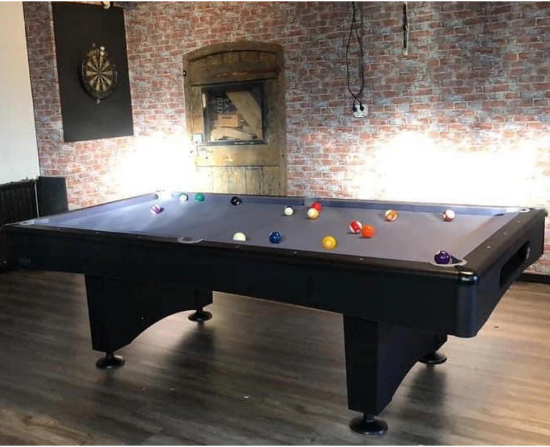 Buffalo Eliminator II Stealth American Pool Table in Black and Slate Grey 7ft, 8ft - Image 8