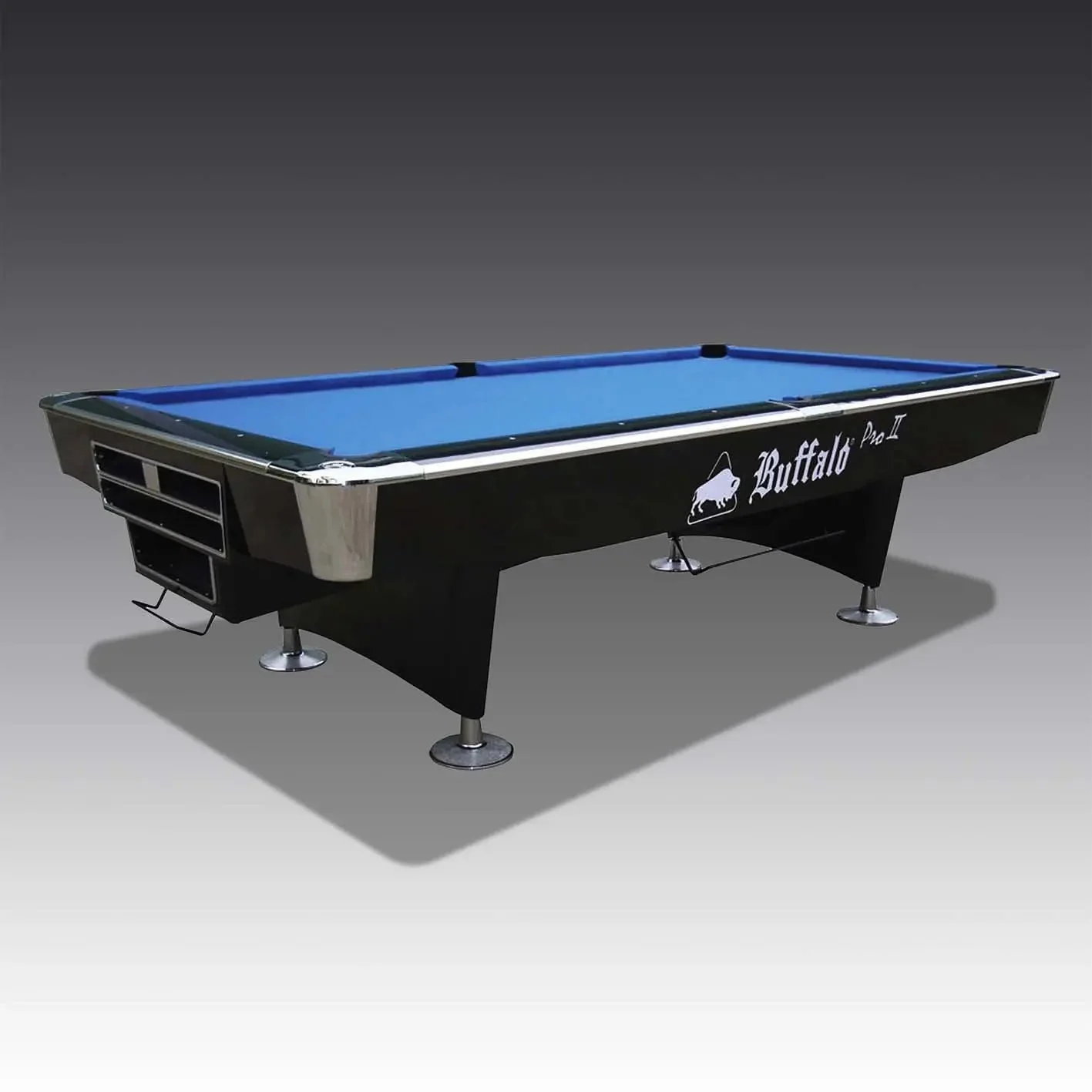 Buffalo Pro II American Pool Table in Black Gloss 8ft - Image 6