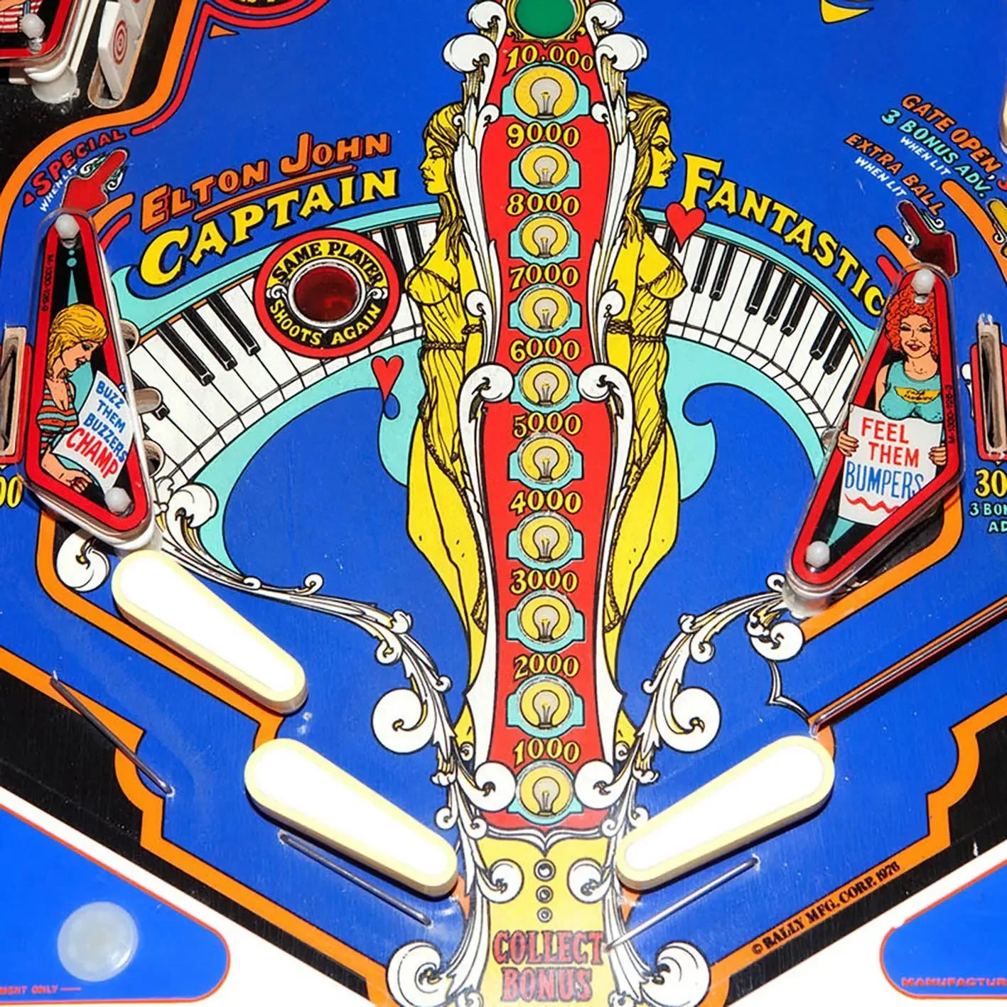 1976 Captain Fantastic Pinball Machine by Bally - Image 3