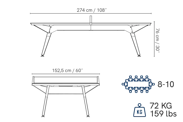 Origin Indoor / Outdoor Table Tennis Table by Cornilleau - Image 15