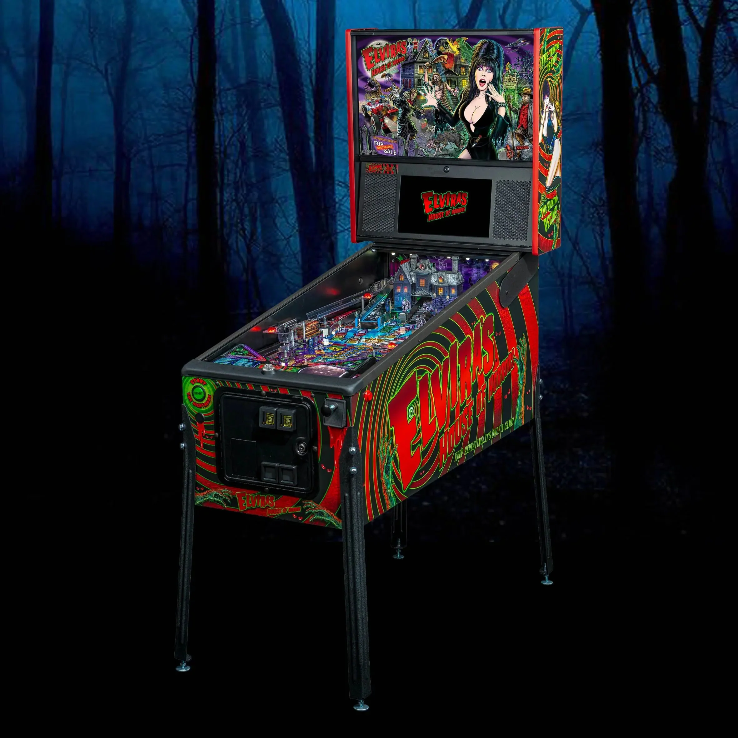 2019 Elvira's House of Horrors Premium Edition Pinball Machine by Stern - Image 8