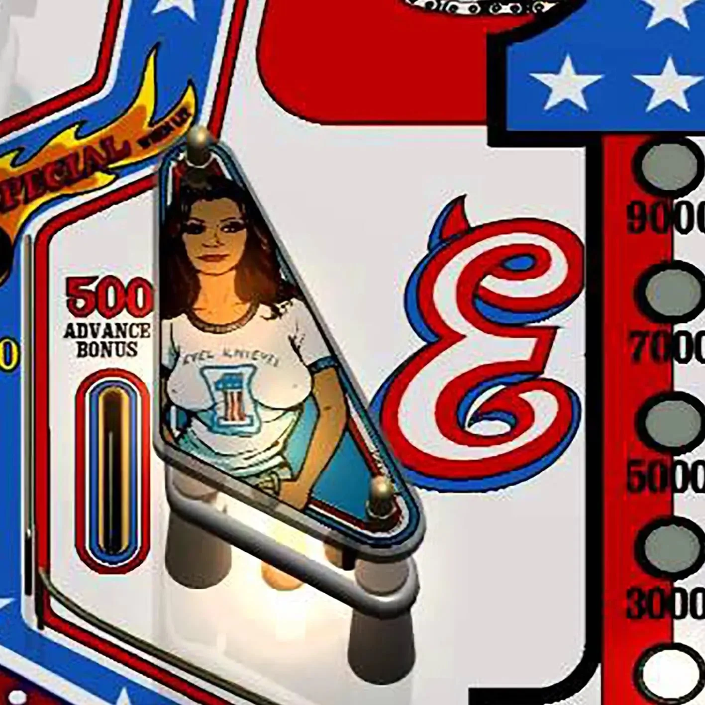 1977 Evel Knievel Pinball Machine by Bally - Image 5