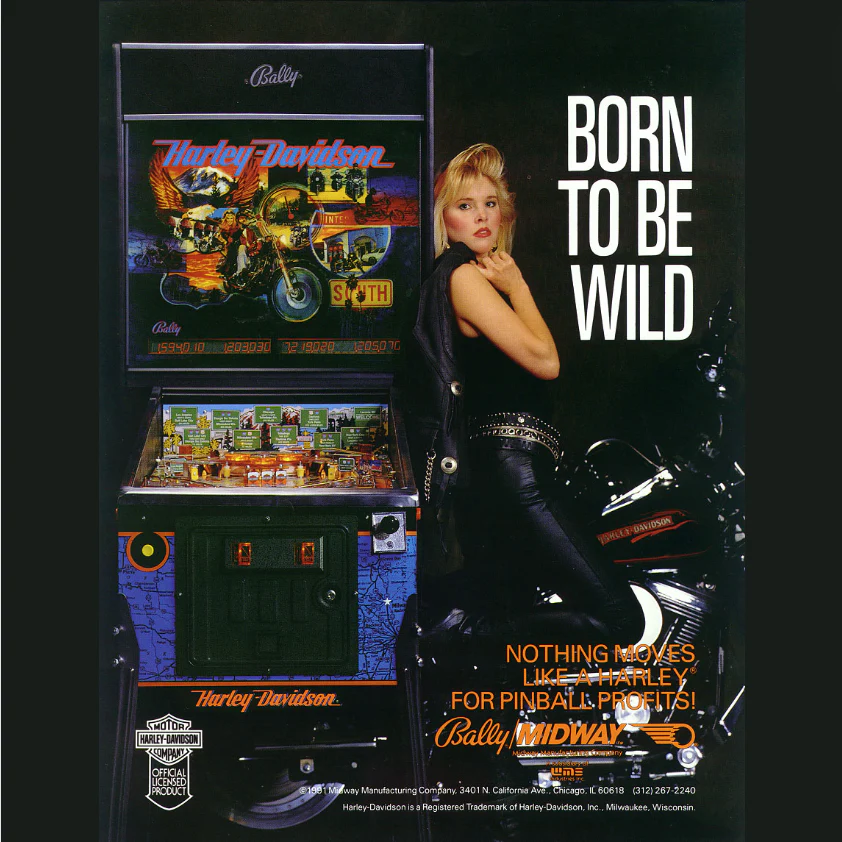 1991 Harley-Davidson Pinball Machine by Bally Midway - Image 7