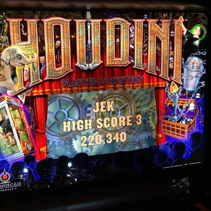 2017 Houdini 'Master of Mystery' Pinball Table by American Pinball - Image 14