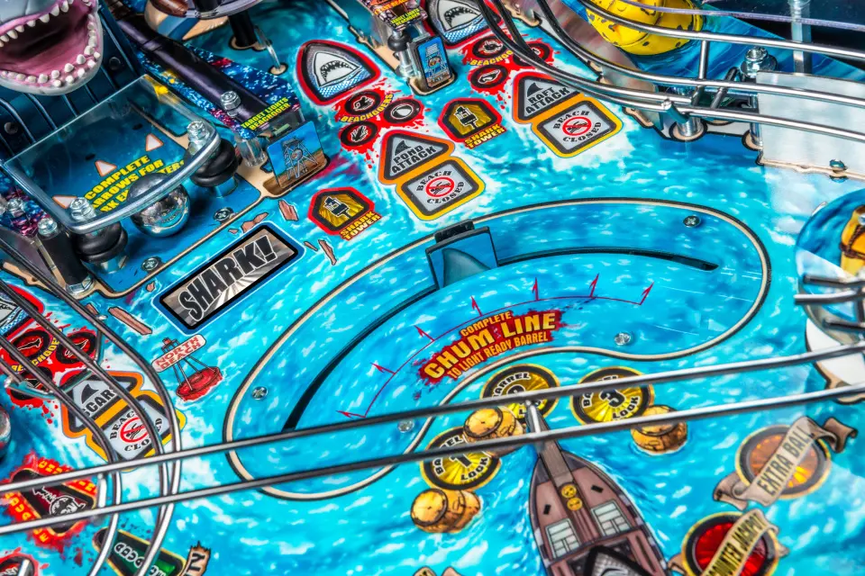 2024 JAWS Pro Pinball Machine by Stern - Image 14