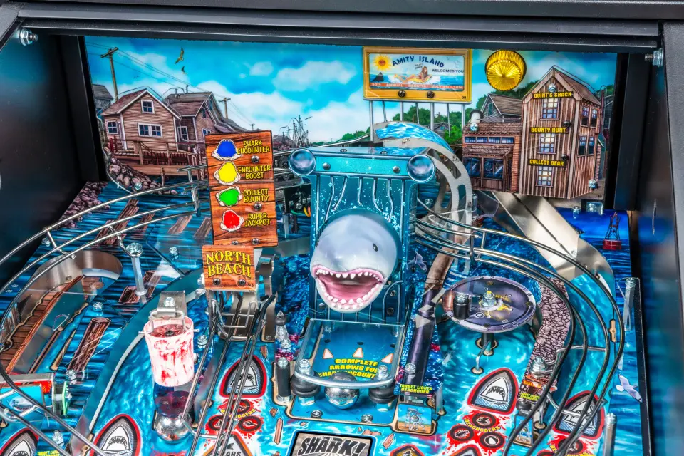 2024 JAWS Pro Pinball Machine by Stern - Image 16