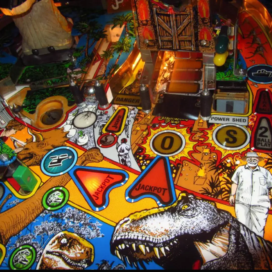1993 Jurassic Park Pinball Machine by Data East - Image 4
