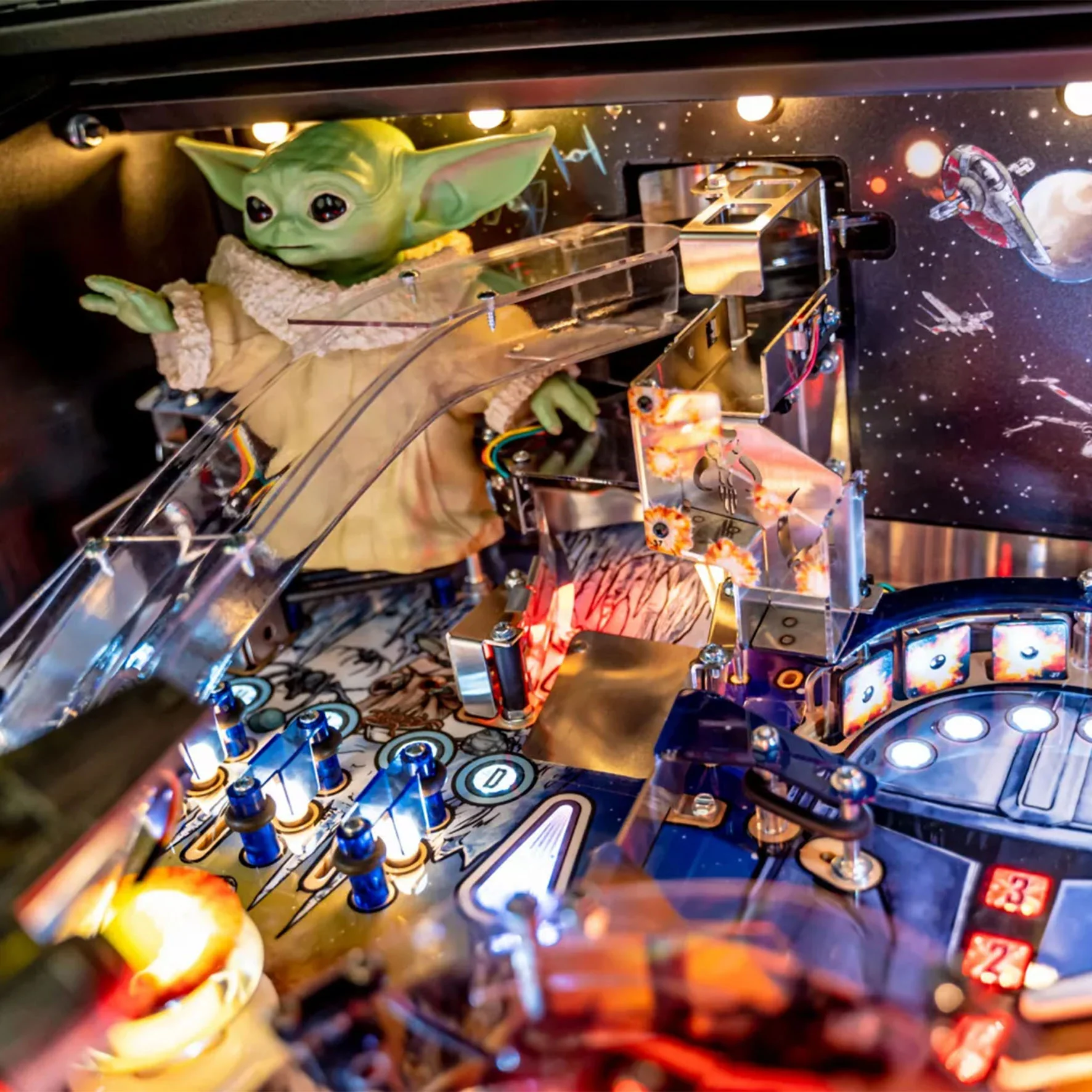 2021 Mandalorian Pro Pinball Machine by Stern - Image 10