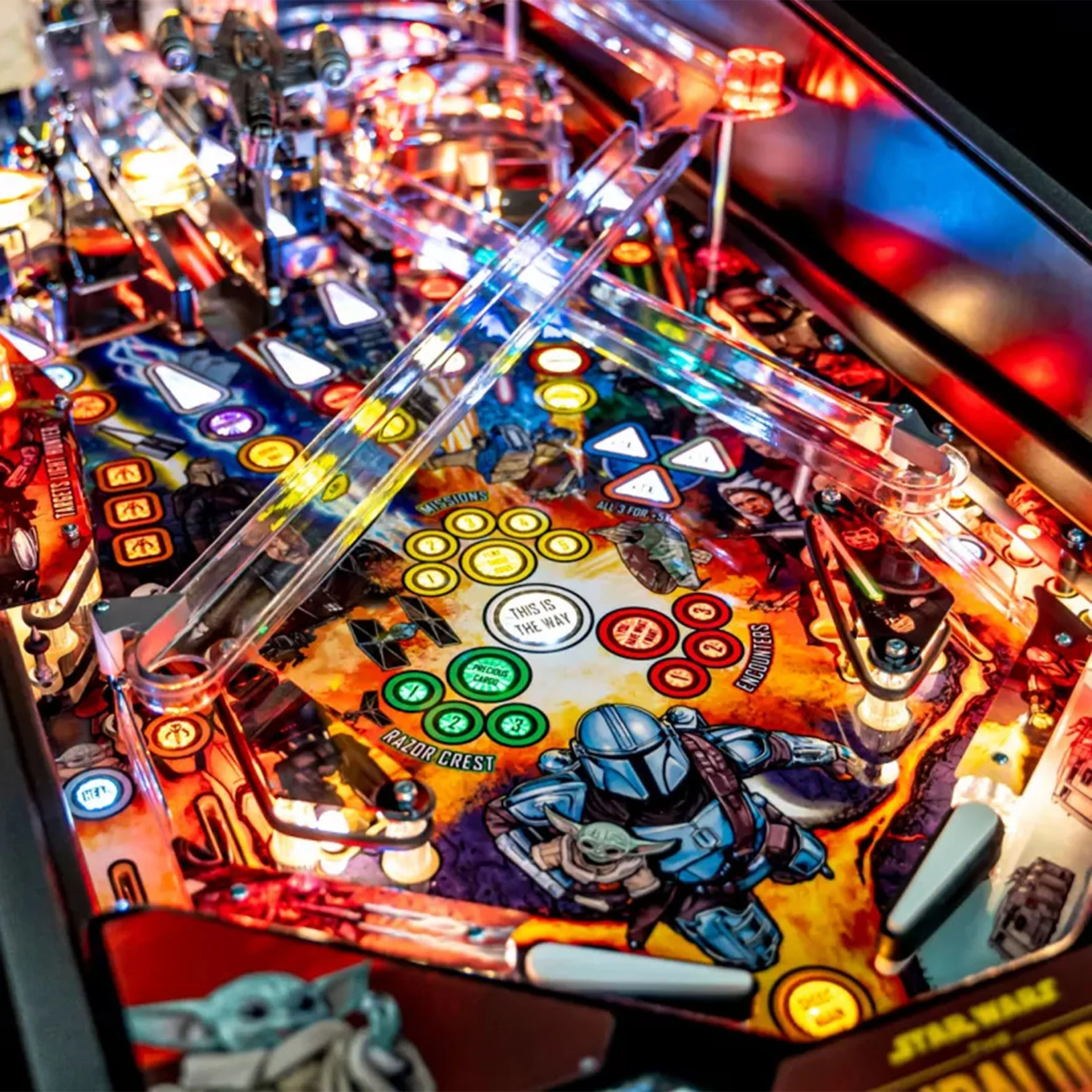 2021 Mandalorian Pro Pinball Machine by Stern - Image 12