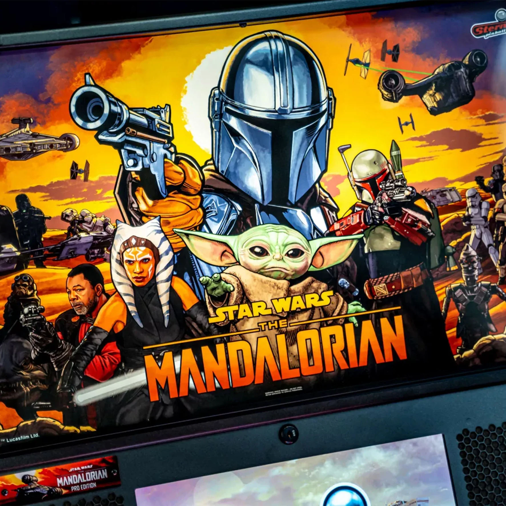 2021 Mandalorian Pro Pinball Machine by Stern - Image 14