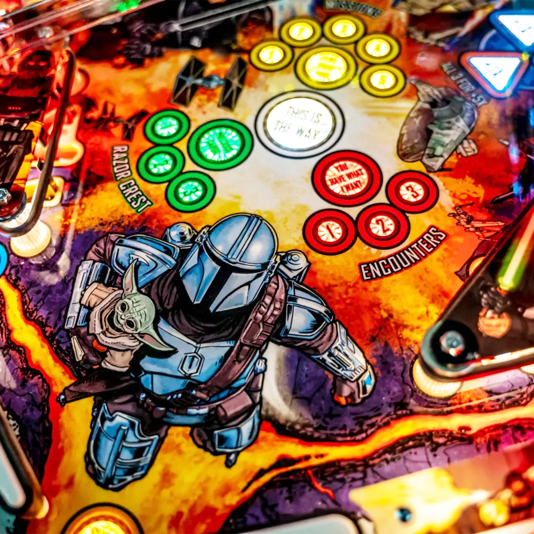 2021 Mandalorian Pro Pinball Machine by Stern - Image 3