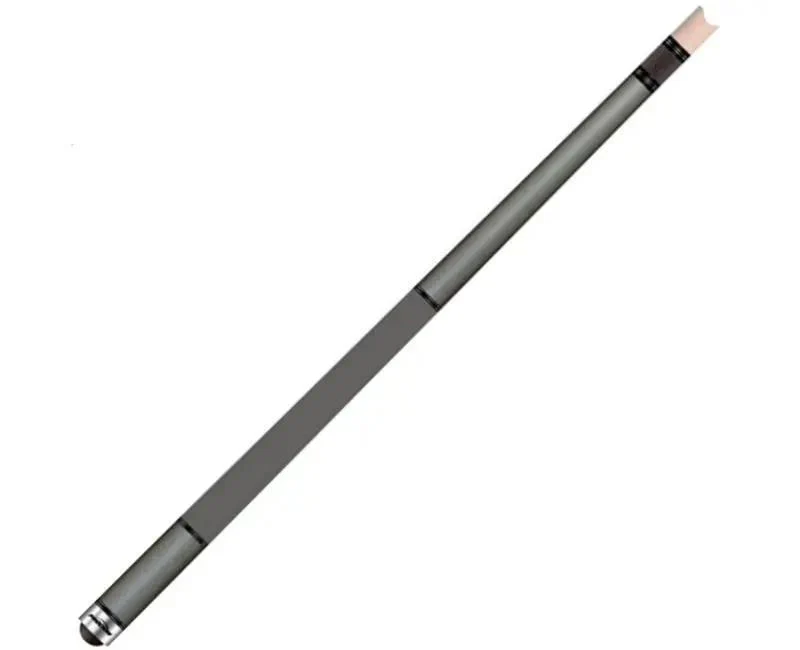 Maxton Ionics American Pool Cue Silver Grey with Grey Grip