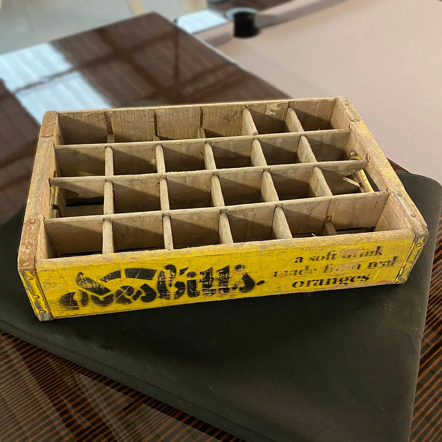 Nesbitts Orange drink crate