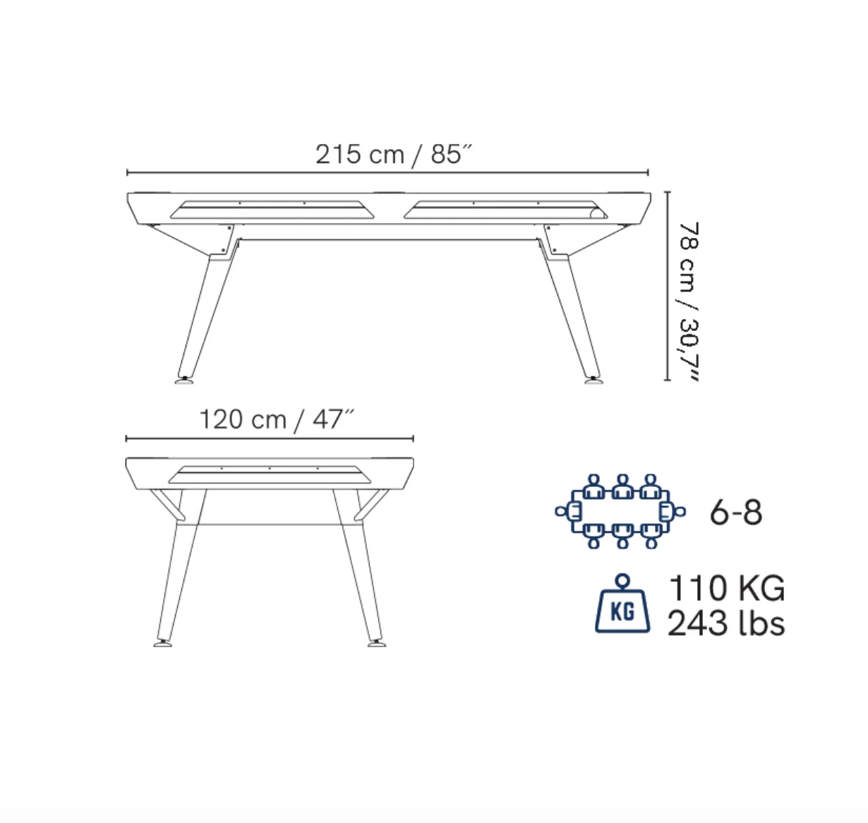 Origin Indoor / Outdoor Pool Table by Cornilleau - Image 22