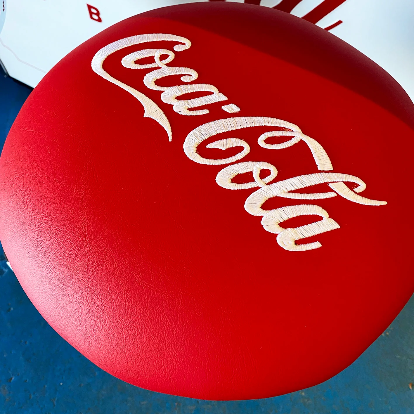 Original 1950s Coca Cola Stool - Image 4