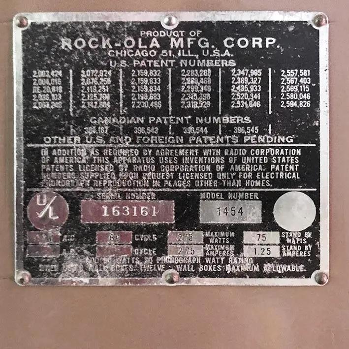 1956 Rock-Ola 1454 Vinyl Jukebox - Image 10