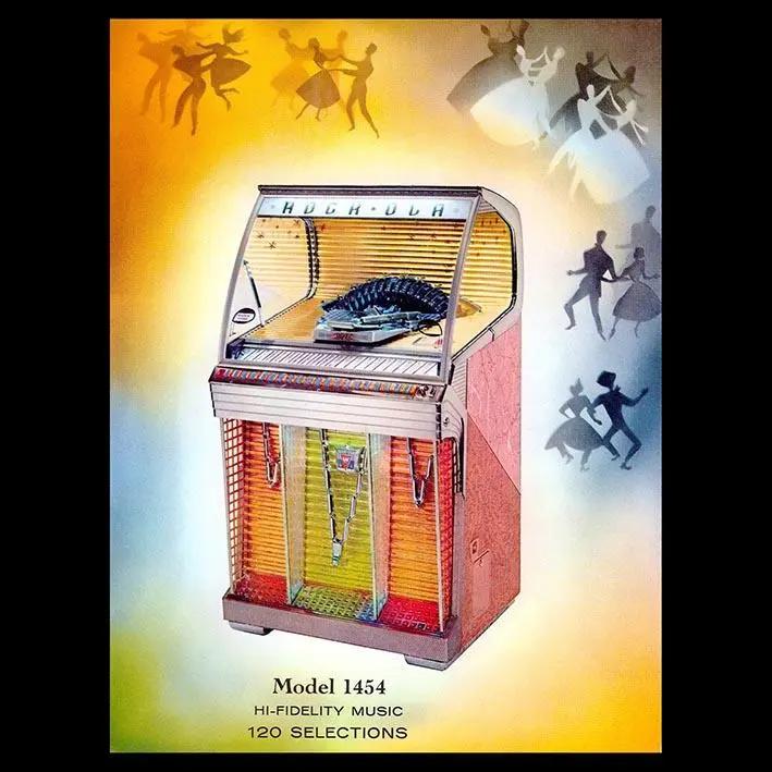 1956 Rock-Ola 1454 Vinyl Jukebox - Image 12