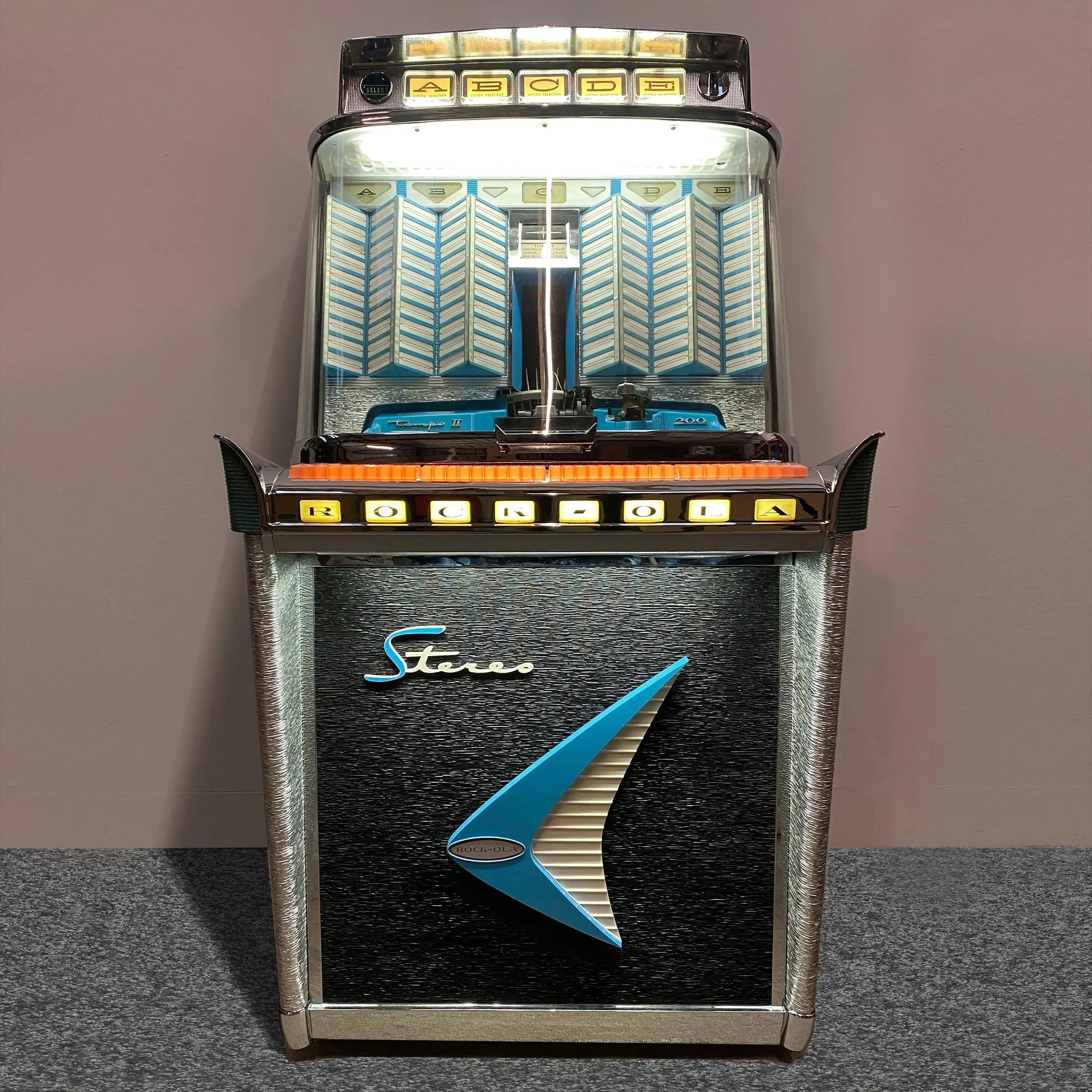 1960 Rock-Ola Tempo II 1485 Vinyl Jukebox - Image 2