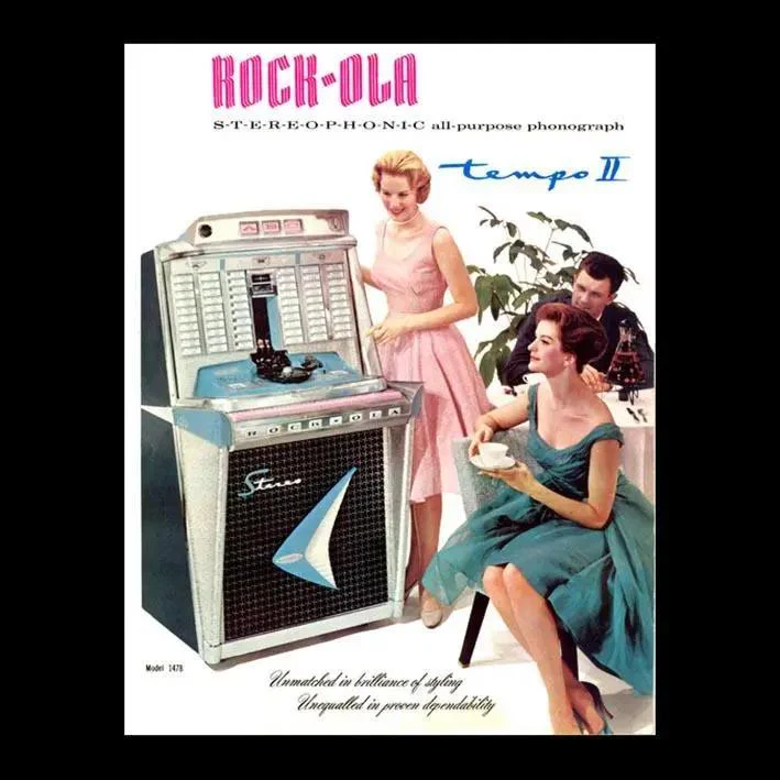 1960 Rock-Ola Tempo II 1485 Vinyl Jukebox - Image 23