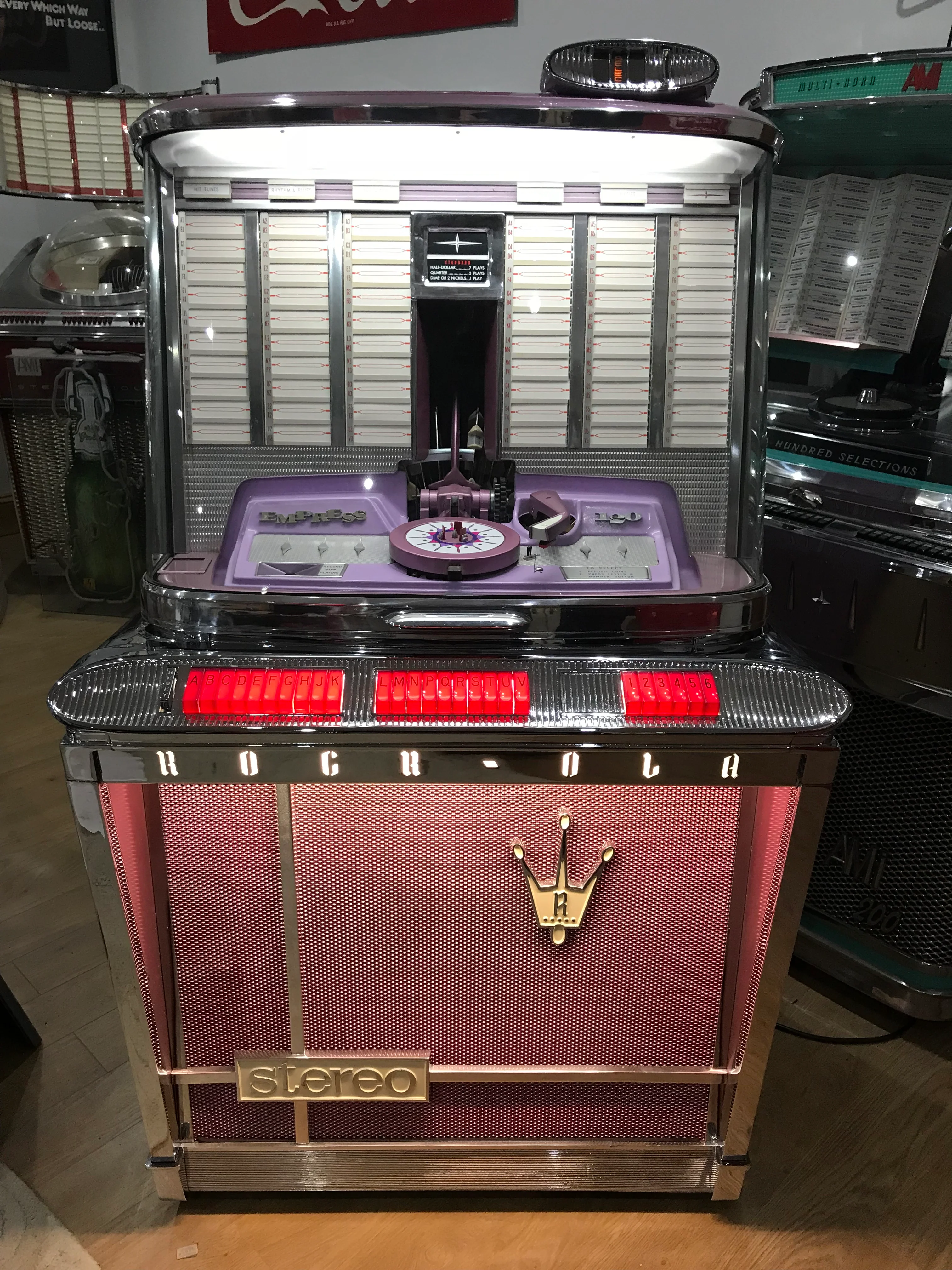 1962 Rock-Ola Empress 120 1496 Vinyl Jukebox - Image 8