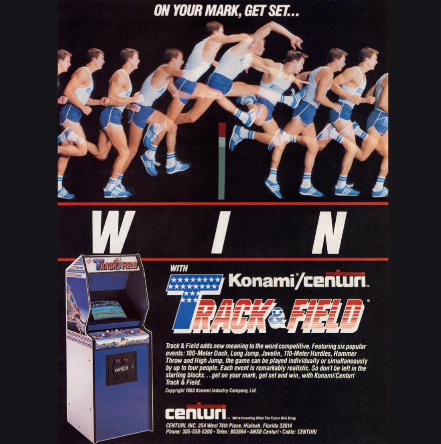 1983 Track & Field Arcade Game by Konami - Image 6