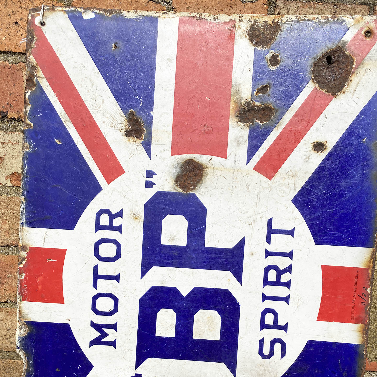 Original BP Motor Spirit Wall Sign (small) - Image 3