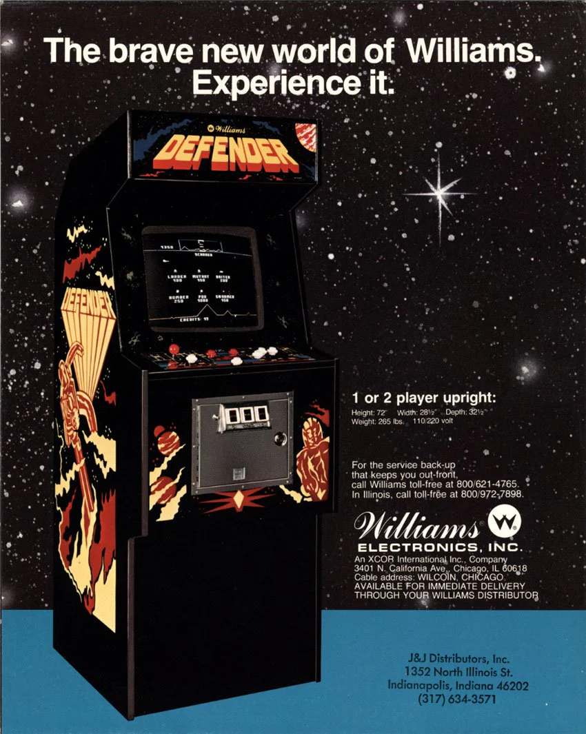 1981 Defender Arcade Machine by Williams - Image 4