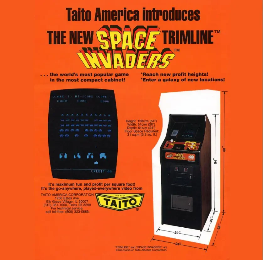 1981 Space Invaders Arcade Machine by Taito - Image 5