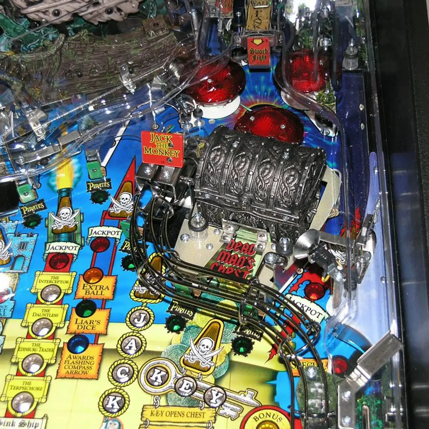 2006 Pirates of the Caribbean Pinball Machine by Stern - Image 8