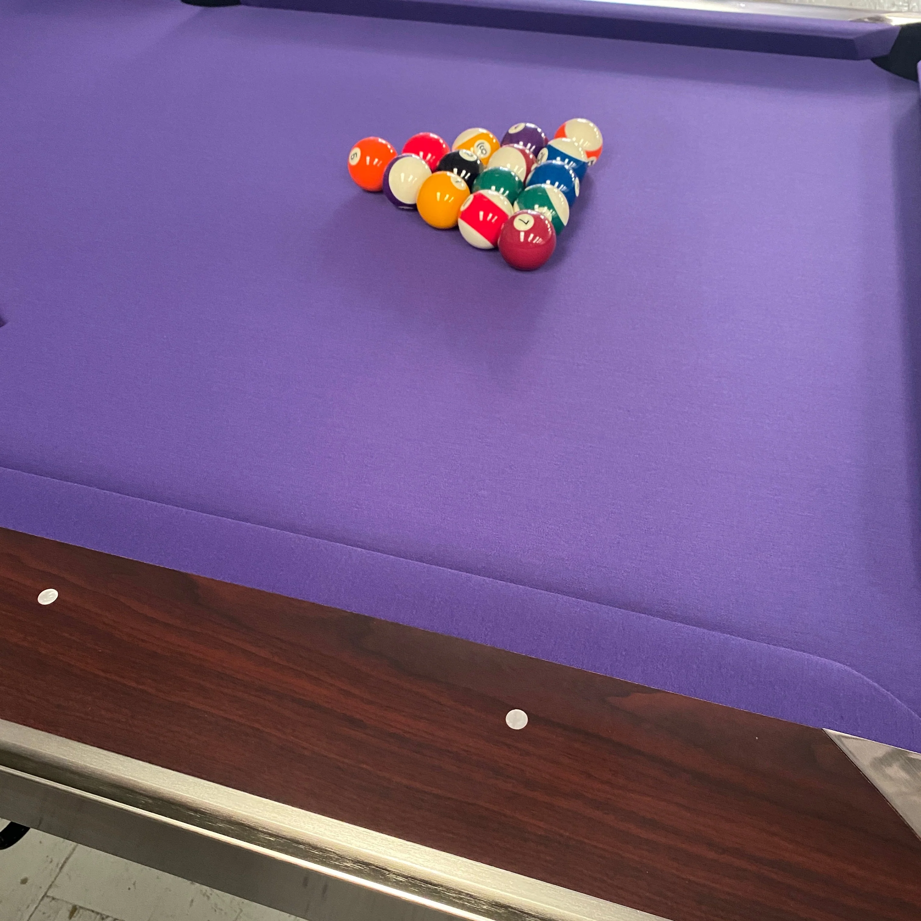 Proline 8ft American Pool Table Mahogany Deluxe - Image 15