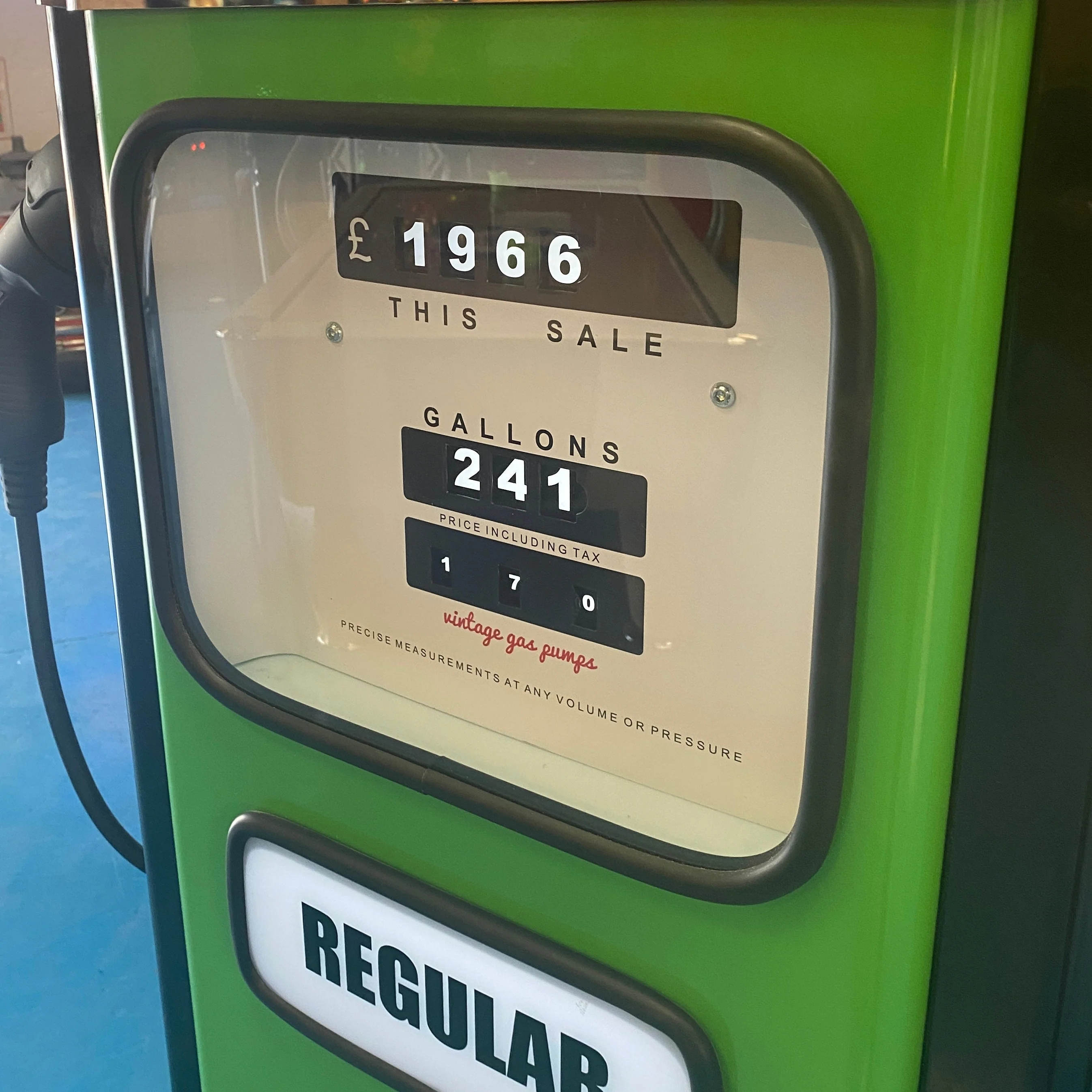 Replica Gas Pump with Electric Vehicle Charger - Image 11