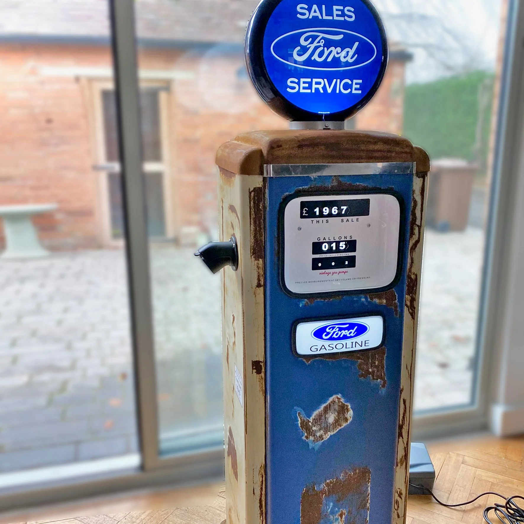 Replica Gas Pump with Electric Vehicle Charger - Image 13