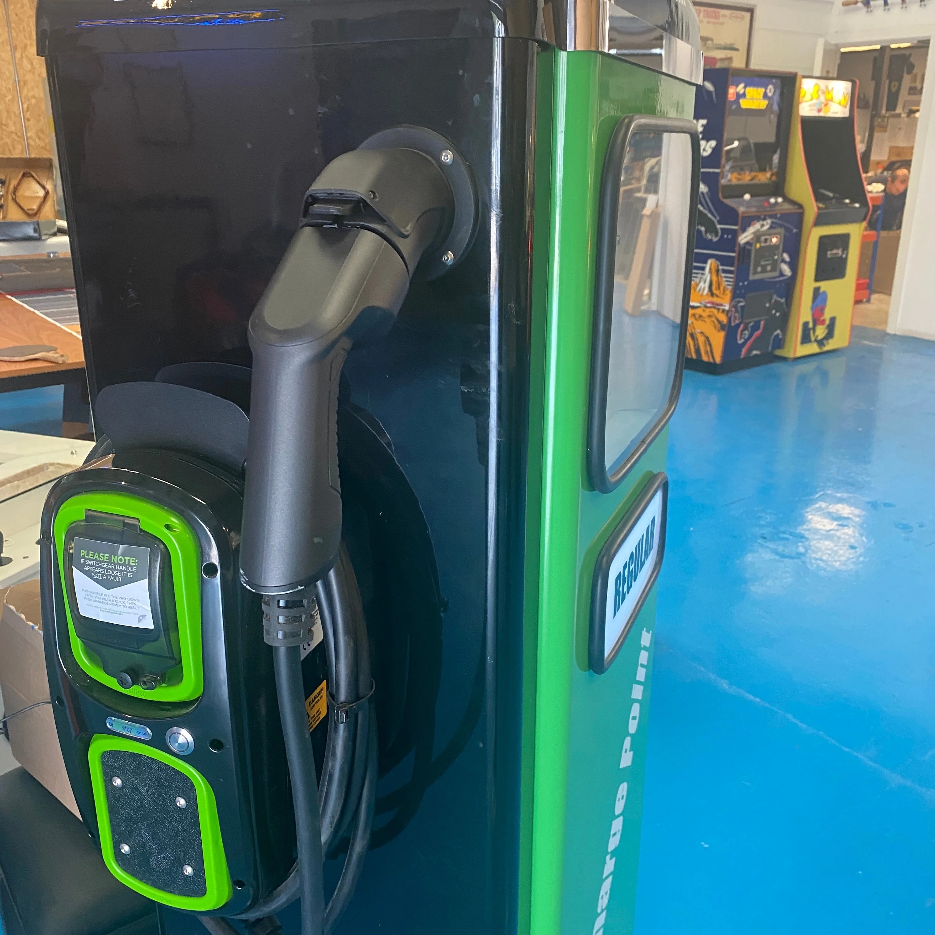 Replica Gas Pump with Electric Vehicle Charger - Image 5