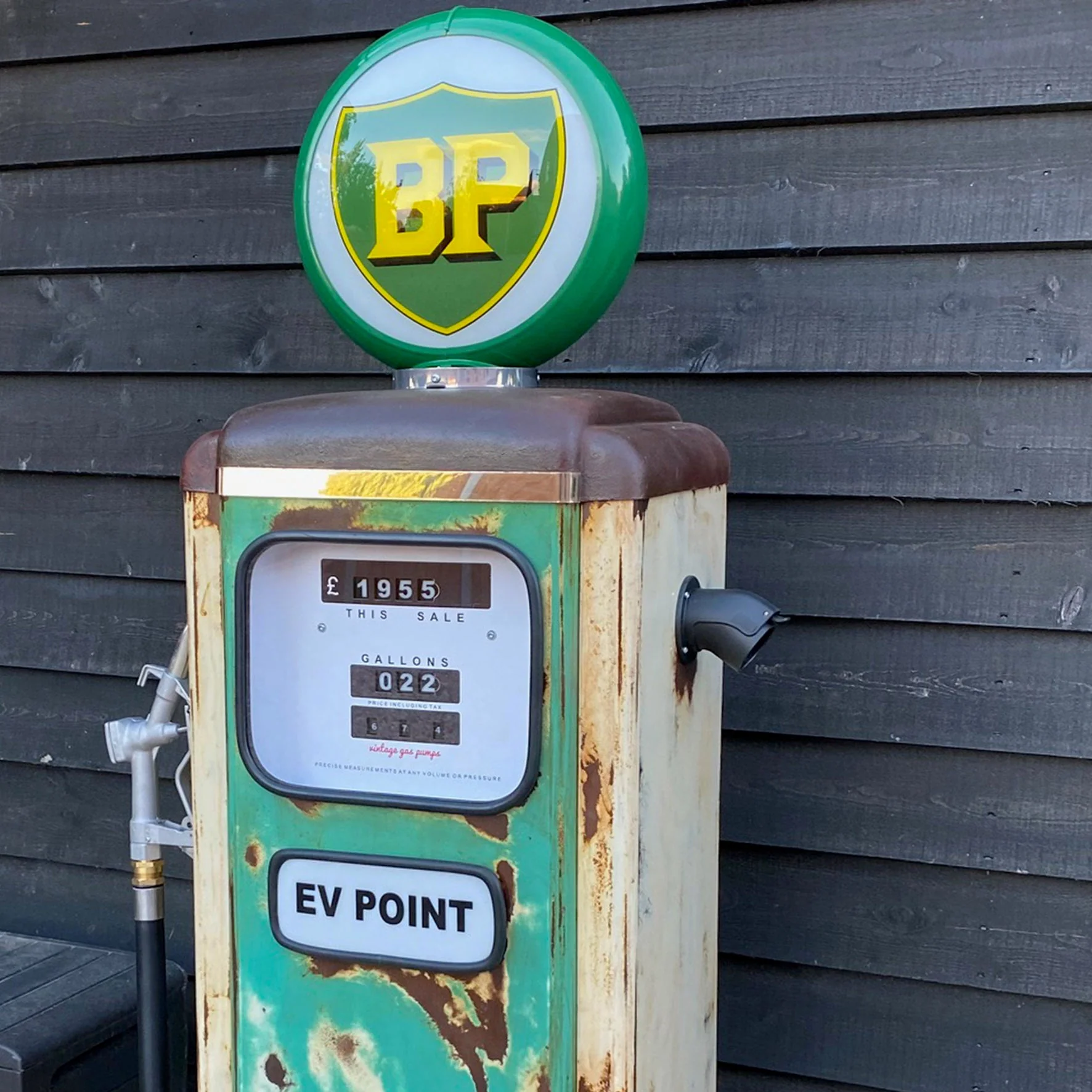 Replica Gas Pump with Electric Vehicle Charger - Image 6