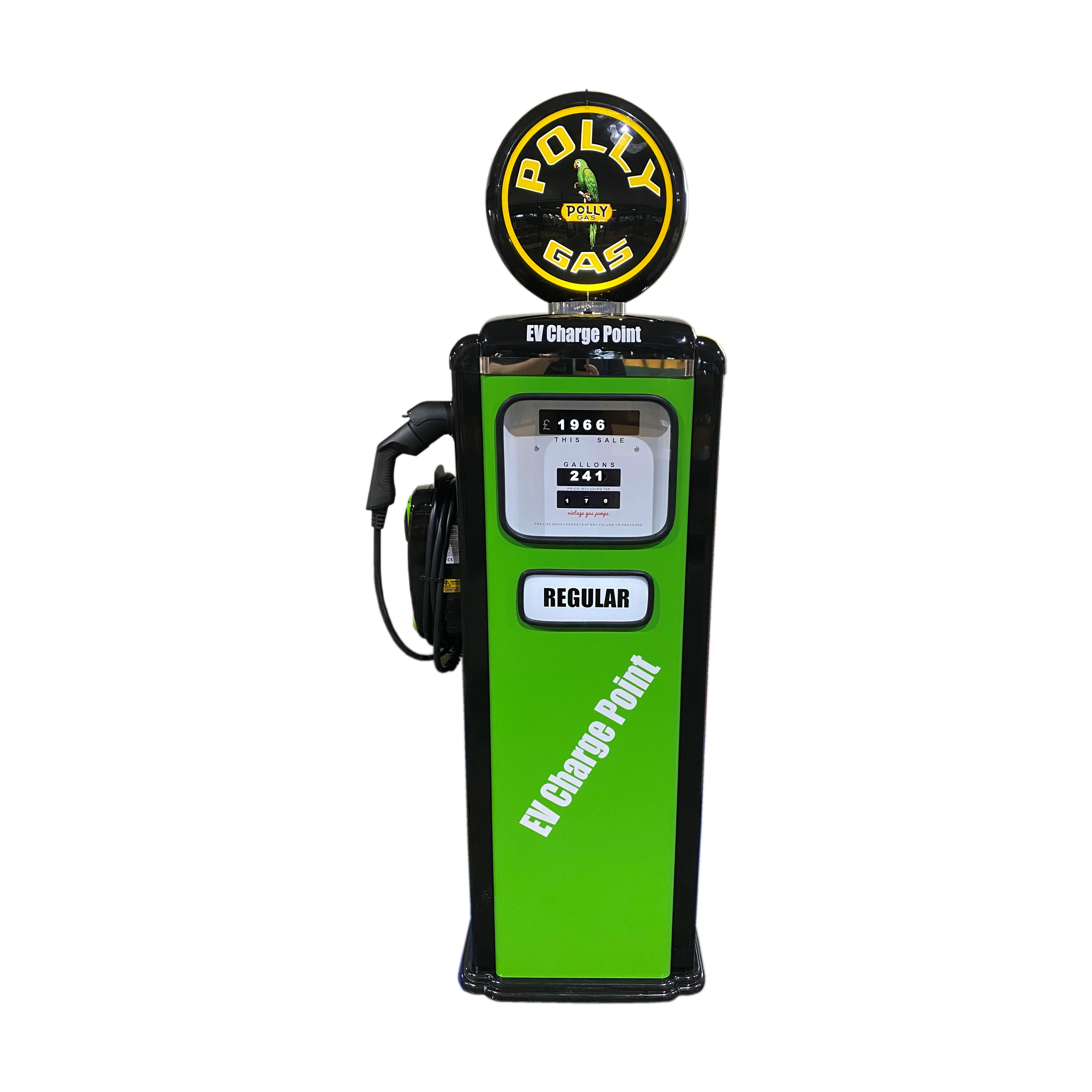 Replica Gas Pump with Electric Vehicle Charger - Image 9